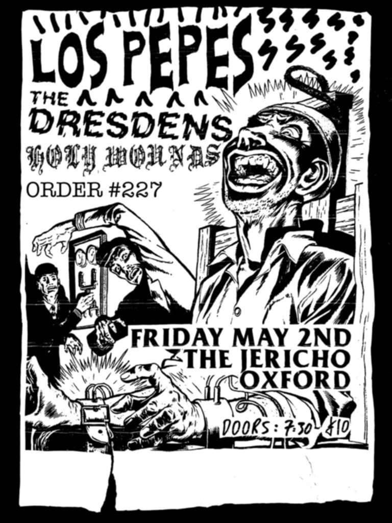 Flyer for Buried In Smoke Promotions gig 02 May 2025 Oxford